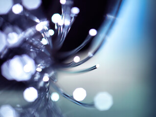 Detail of fibre optics