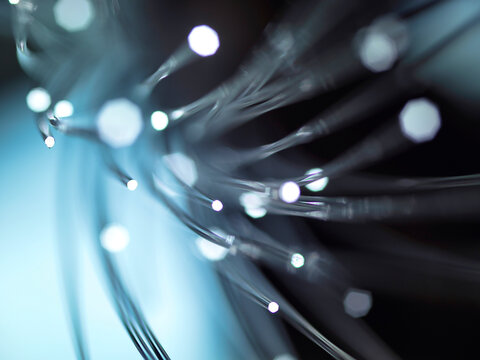 Detail of fibre optics