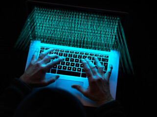 Cyber crime, A hacker using a virus to attack software