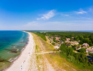Germany, Mecklenburg-Western Pomerania, Bay of Mecklenburg, Darss, Baltic sea seaside resort Ahrenshoop