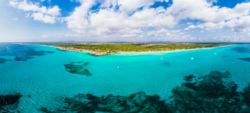 Spain, Balearic Islands, Mallorca, Rapita, Ses Covetes, Playa es Trenc