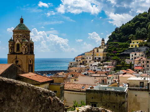 Italy, Campania, Amalfi Coast, Sorrento Peninsula, Amalfi, Cathedral of Sant'Andrea