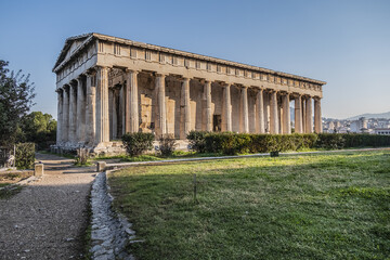Temple of Hephaestus (Hephaisteion) - well-preserved Greek temple. Temple of Hephaestus is Doric...