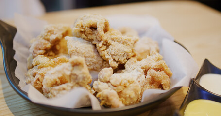 Korean cuisine crispy chili chicken