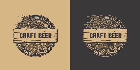 set of vintage labels