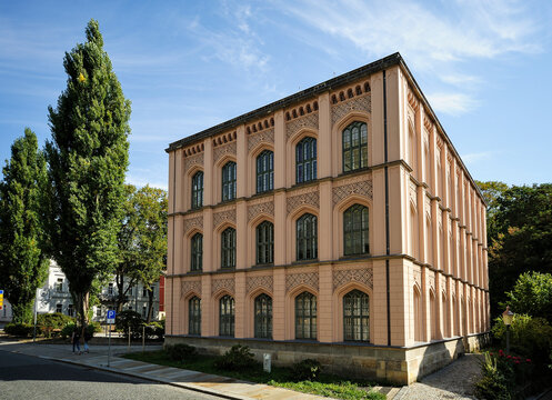 Germany, Saxony, Zittau, former Baugewerkschule, adult education center