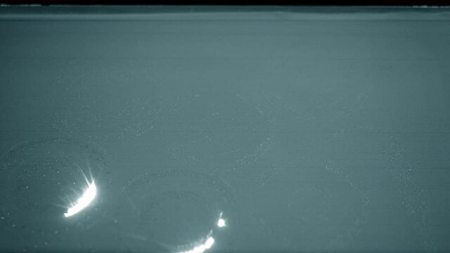 3D printer prints object from metal powder.