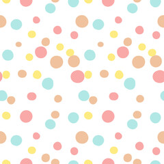 Confetti Seamless Pattern for party, anniversary, birthday. Design for banner, poster, card, invitation and scrapbook
