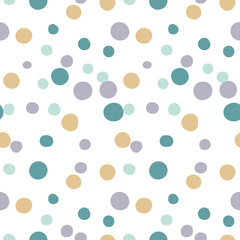 Confetti Seamless Pattern for party, anniversary, birthday. Design for banner, poster, card, invitation and scrapbook
