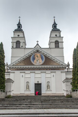 Fototapeta na wymiar Church of St. Anthony in Sokolka in Poland, place of the Eucharistic miracle