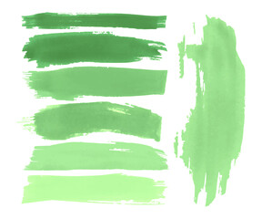 Color Smear the Paint. Green Spray Elements. Isolated Dirty Banner. Ink Drawn Frames Border. Abstract Smear the Paint. Water Brushstrokes Splatter. Vector Traced Stripes. Smear the Paint.