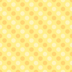 Vector seamless polka dots pattern. Cute design for wrapping paper, wallpaper, textile, stationery.