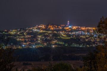 night view of the city
