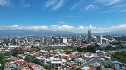 Aerial view of La Sabana park and San Jose, Costa Rica from the West  © WildPhotography.com