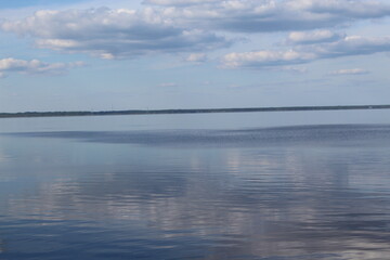 Blue skies and Water