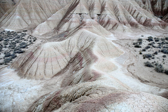 Spain,&Ocirc;&oslash;&Omega;Navarre, Rock formations of Bardenas Reales badlands