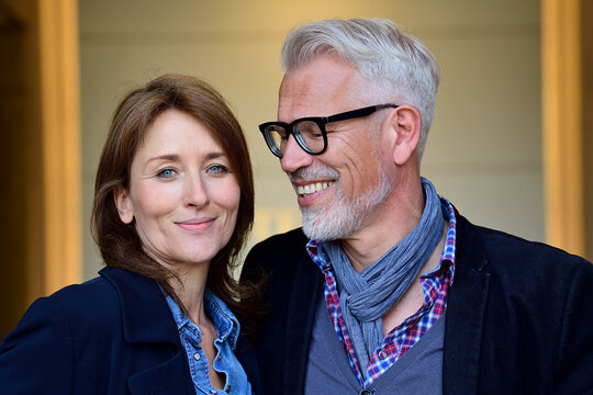 Portrait of a happy, mature couple
