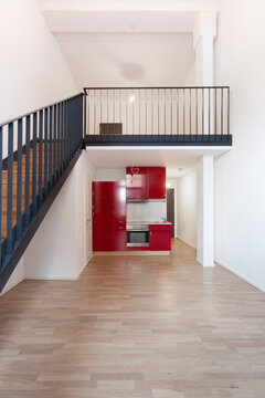 Indoor view of a loft formerly factory
