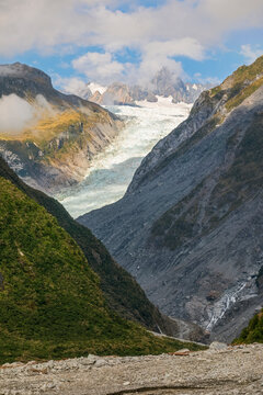 New Zealand, Scenic view of Fox Glacier