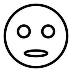 Face satisfaction level icon outline vector. Happy feedback. Customer survey