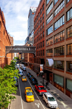 USA, New York, New York City, Traffic in Meatpacking District