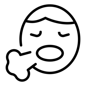 recommend clip art: Nervous man icon outline vector. Panic attack. Mental fear
