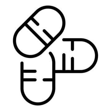 recommend clip art: Stress capsule icon outline vector. Panic attack. Mental fear