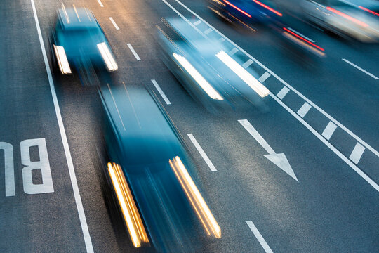 Traffic on federal highway