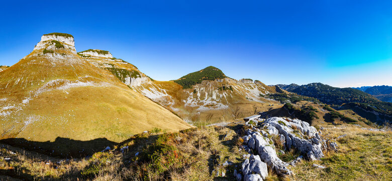 Tranquil scene of Loser Plateau, Altaussee, Salzkammergut, Styria, Austria