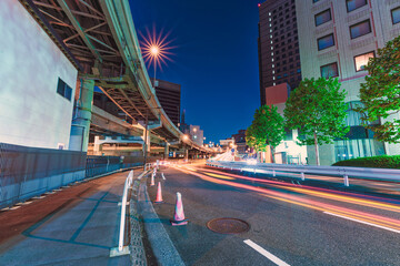 竹橋ジャンクションの夜景