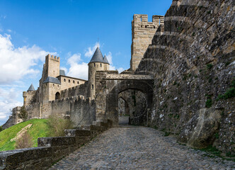 Fortified town of Carcassonne, Languedoc-Roussillon, France