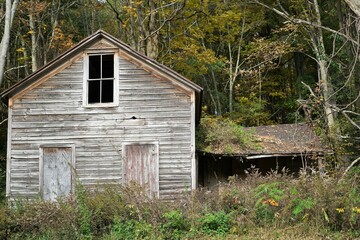 old wooden house