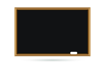 Chalkboard. Flat illustration of chalkboard used in schools. Vector illustration isolated on white background. EPS 10.
