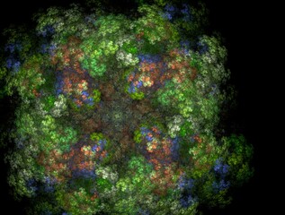 Imaginatory fractal abstract background Image