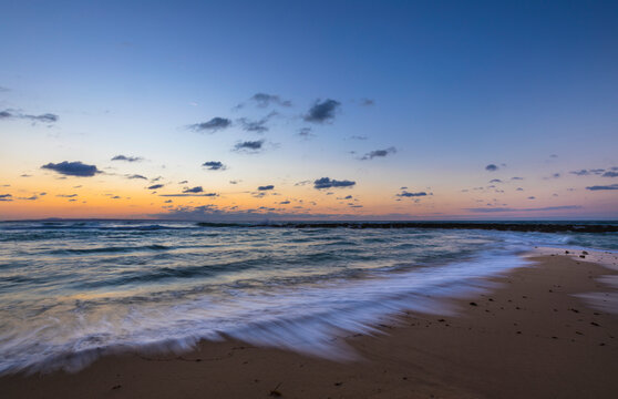 Beach at twilight, Varadero, Cuba