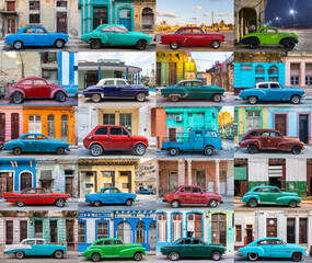 Vintage cars, Havana, Cuba