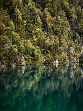Lake Hinterstein, Kufstein, Kaiser mountains, Tyrol, Austria