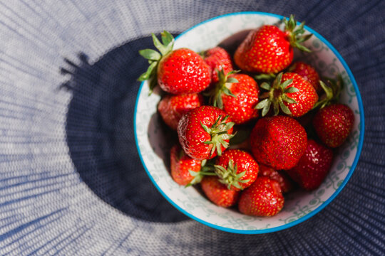 Bowl of strawberries