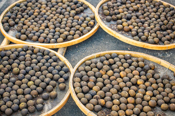 Guangdong Xinhui xiaoqinggan Pu'er tea in the air