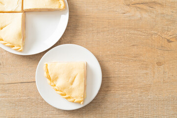 Toddy palm pies on plate