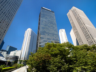 Fototapeta premium 新宿高層ビル街 東京都 