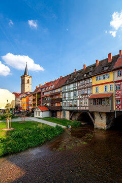 Germany, Thuringia, Erfurt, Kramerbrucke