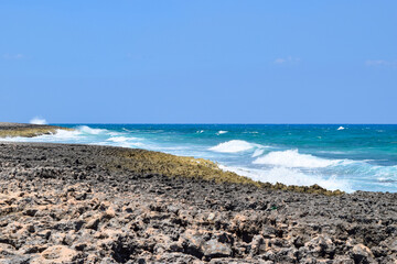 Caribbean Rocks and Waves 799