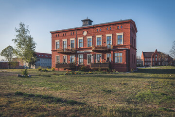 Historical main customs office, Wittenberge, Brandenburg, Germany