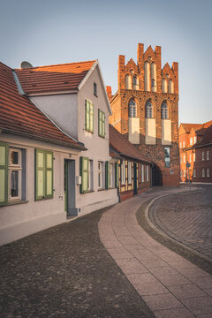 Gothic town gate, Wittenberge, Brandenburg, Germany