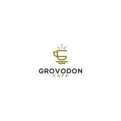 Logo Design Cafe For Company Initials G