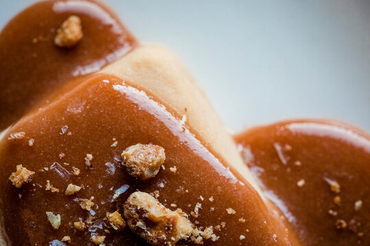 Cornwall cheesecake with toffee icing