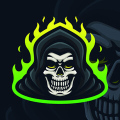 Skull Mascot Logo