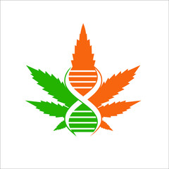 marijuana or cannabis with DNA