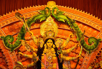 Durga Idol - The idol of goddess Durga, is one of the most important festivals of India.